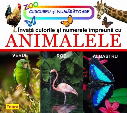 Invata culorile si numerele impreuna cu animalele