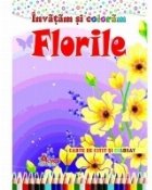 Invatam si coloram Florile - Carte de citit si colorat