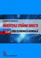 Investitiile straine directe inainte dupa