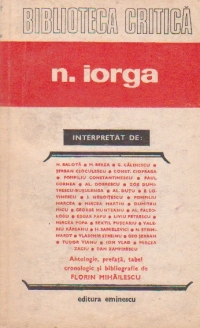 N. Iorga interpretat de...