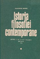 Istoria filosofiei contemporane Filosofia nemarxista