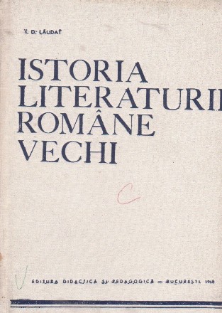 Istoria literaturii romane vechi, Partea a III-a