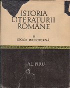 Istoria literaturii romane Volumul lea