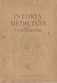 Istoria medicinei. Studii si cercetari