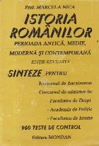 Istoria romanilor Perioada antica medie