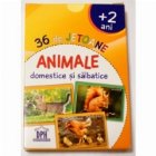 36 de jetoane - Animale domestice si salbatice (+2 ani)