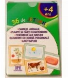 36 de jetoane - Oameni, animale, plante si parti componente, fenomene ale naturii, elemente de igiena personal