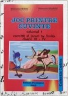 Joc printre cuvinte pentru clasele