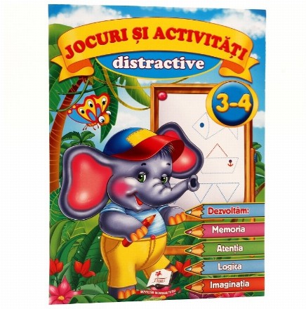 Jocuri si activitati distractive 3 - 4 ani