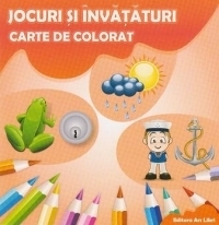 Jocuri si invataturi - carte de colorat