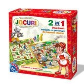 Jocuri pentru copii 2 in 1 - Labirintul cu Scufita Rosie, Peripetii cu Pinocchio