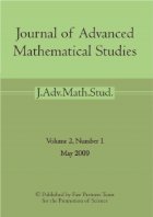 Journal of Advanced Mathematical Studies.Volume 2,Number 1(May 2009)