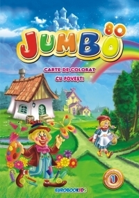 Jumbo 80 - Carte de colorat cu povesti