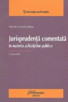 Jurisprudenta comentata materia achizitilor publice