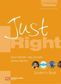 Just right - Elementary - Student s book (with CD)