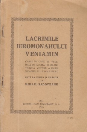 Lacrimile Ieromonahului Veniamin (Editie 1926)