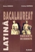 Latina bacalaureat - variante de subiecte