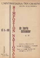 Al II-lea Simpozion National de Teoria Sistemelor, Volumul IV