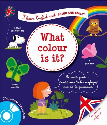 I learn English with Peter and Emily! What color is it!