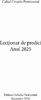 Lecţionar predici anul 2025