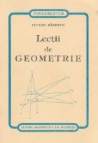 Lectii geometrie