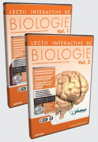 Lectii interactive de Biologie (1+2) (contin 35 de experimente virtuale)