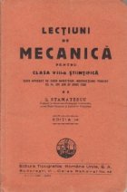 Lectiuni mecanica pentru clasa VIII