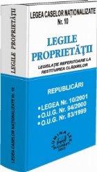 Legea caselor natonalizate nr. 10 - Legile proprietatii - Legislatie referitoare la restituirea cladirilor