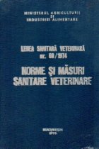 Legea sanitara veterinara nr. 60/1974 - Norme si masuri sanitare veterinare