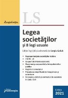 Legea societatilor legi uzuale Actualizata