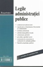 Legile administratiei publice - Actualizat 26 septembrie 2011