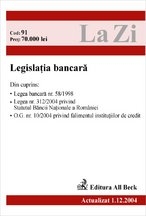 Legislatia bancara (actualizat la 01.01.2005)