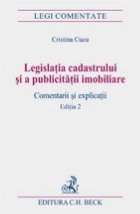 Legislatia cadastrului publicitatii imobiliare Comentarii