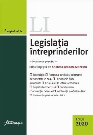 Legislatia intreprinderilor. Editia 2020