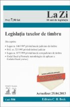 Legislatia taxelor de timbru. Cod 506 Actualizat la 25.04.2013