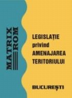 Legislatie privind amenajarea teritoriului national