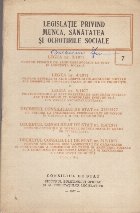 Legislatie privind munca sanatatea ocrotirile