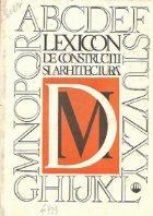 Lexicon constructii arhitectura Volumul lea