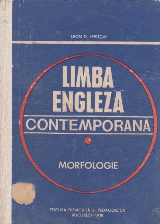 Limba engleza contemporana - Morfologie