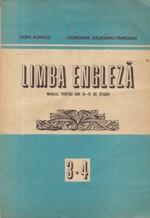 Limba Engleza, Manual pentru anii III-IV de studiu