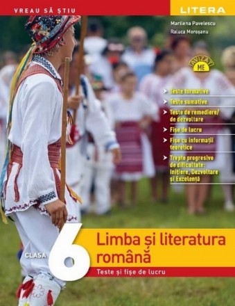 Limba şi literatura română : teste şi fişe de lucru,clasa a VI-a