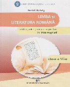 Limba şi literatura română pentru şcolile şi secţiile cu predare în limba maghiară : clasa a VII-a