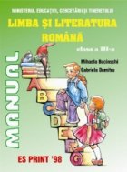 Limba si literatura romana - Manual pentru clasa a III-a