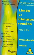 Limba literatura romana Clasa Dramaturgia