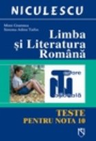 Limba literatura romana pentru testare