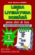 Limba si literatura romana pentru elevii de liceu (clasa a X-a)