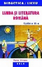 Limba literatura romana Clasa