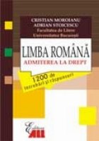 LIMBA ROMANA ADMITEREA DREPT