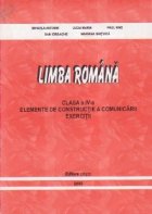 Limba romana Clasa Elemente constructie