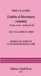 LIMBA ROMANA Subiectul III Modele